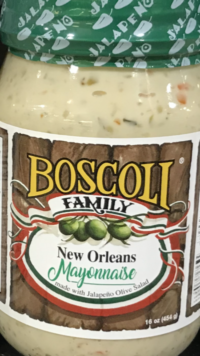 New Orleans Mayonnaise with Jalapeno Olive Salad